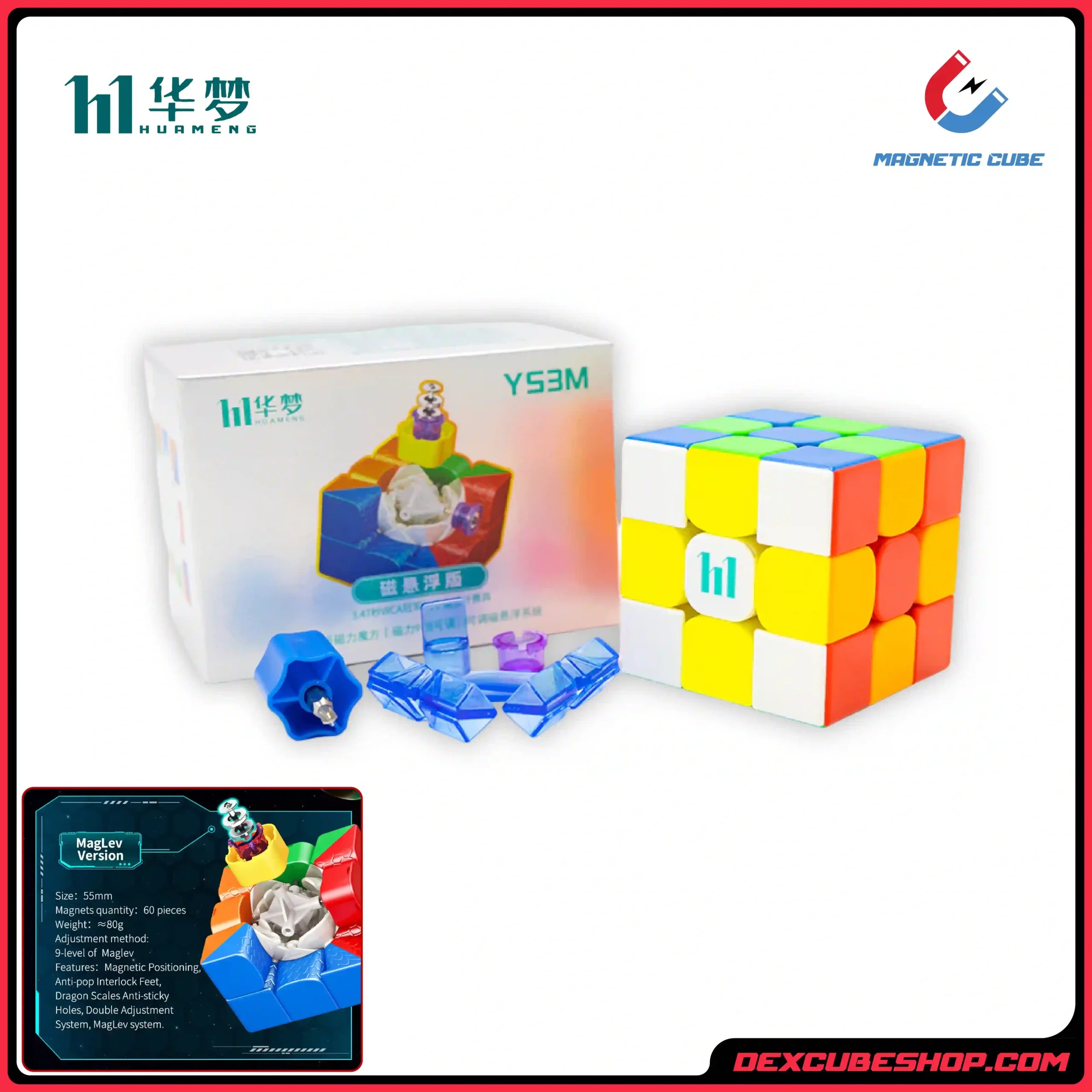 HuaMeng YS3 M 3x3 MagLev 1 scaled